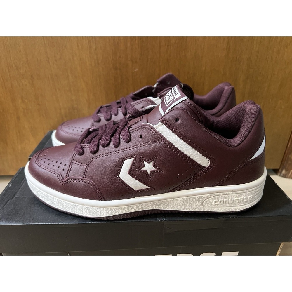 Converse Weapon Ox Sneaker Bloodstone/White Size Mens 8.5, Womens 10 New In Box - Picture 2 of 9